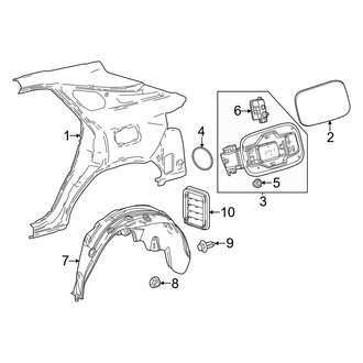 Lexus OE - Quarter Panel & Components (Quarter Panel)