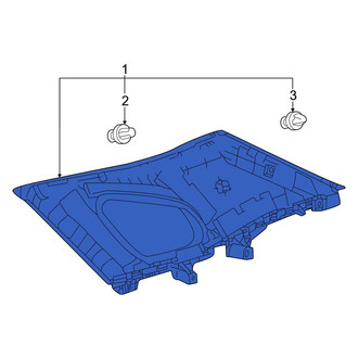 Lexus OE - Rear Left Upper Interior Quarter Panel Trim Panel
