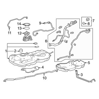 Lexus OE - Fuel System Components