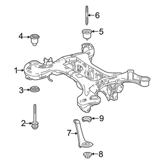 Lexus OE - Rear Suspension - Suspension Mounting (FWD)