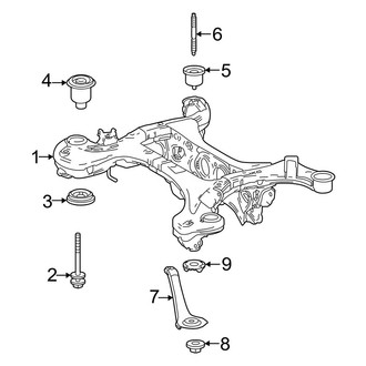 Lexus OE - Rear Suspension - Suspension Mounting (F Sport Design / F Sport Handling AWD)