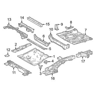 Lexus OE - Rear Body & Floor - Floor & Rails (Canada Built)