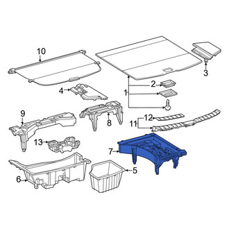 Lexus OE - Rear Trunk Floor Storage Box