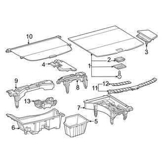 Lexus OE - Rear Body & Floor - Interior Trim (Base / Luxury / Premium / Premium+)
