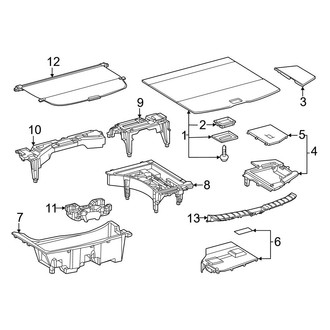 Lexus OE - Rear Body & Floor - Interior Trim (Canada Built), (F Sport Performance Premium)