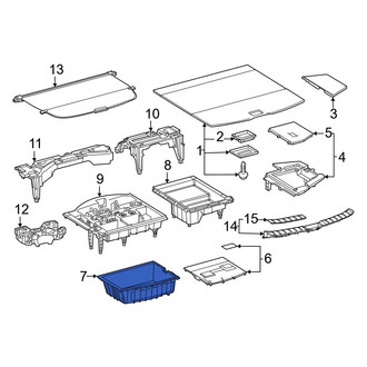 Lexus OE - Rear Trunk Floor Storage Box