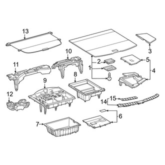 Lexus OE - Rear Body & Floor - Interior Trim (Japan Built)