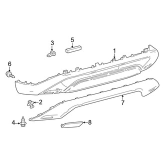 Lexus OE - Rear Bumper - Bumper & Components (Lower Components)