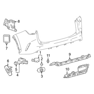 Lexus OE - Rear Bumper - Electrical Components