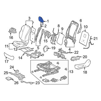Lexus OE - Front Left Headrest