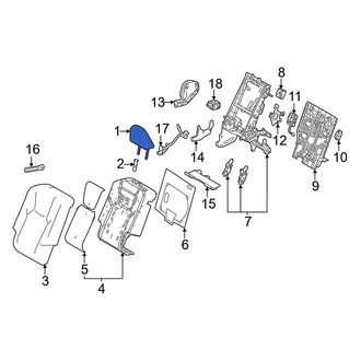 Lexus OE - Rear Right Headrest