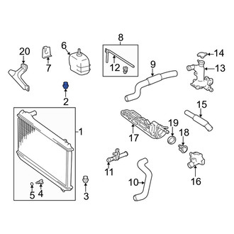 Lexus OE - Upper Radiator Insulator