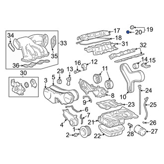 Lexus OE - Engine Oil Filler Cap Gasket