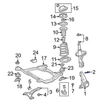 Lexus OE - Suspension Strut Bolt