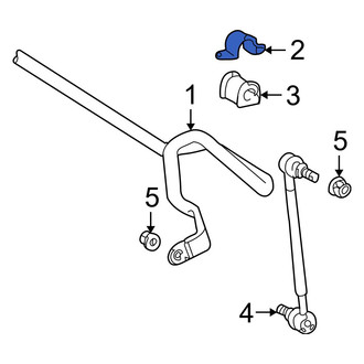 Lexus OE - Rear Suspension Stabilizer Bar Bracket