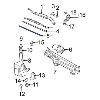 Lexus OE - Right Wiper Blade Refill