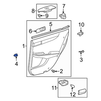 Lexus OE - Door Interior Trim Panel Grommet