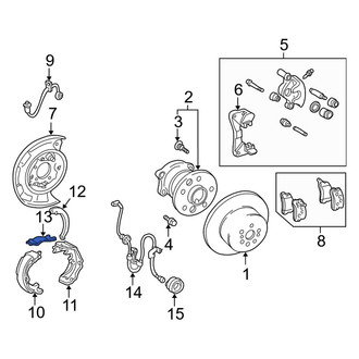 Lexus OE - Rear Right Parking Brake Strut