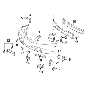 Lexus OE - Front Bumper Cover Nut