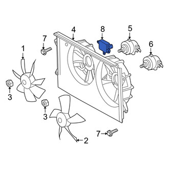 Lexus OE - Engine Cooling Fan Controller