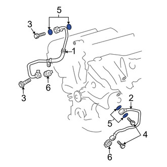 Lexus OE - Upper Engine Oil Cooler Gasket