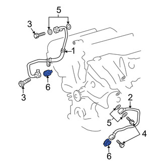 Lexus OE - Lower Engine Oil Cooler Gasket