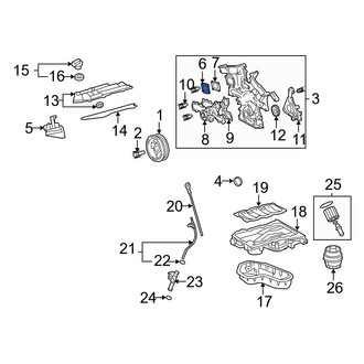 Lexus OE - Upper Engine Timing Cover