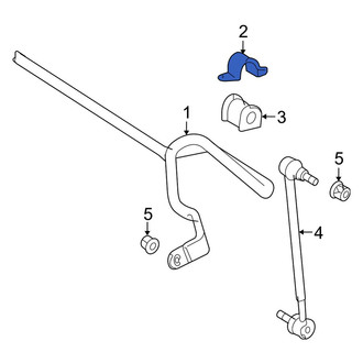 Lexus OE - Rear Suspension Stabilizer Bar Bracket