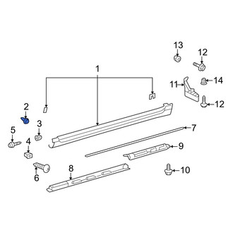 Lexus OE - Rocker Panel Molding Clip