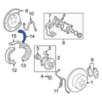 Lexus OE - Rear Right Parking Brake Lever