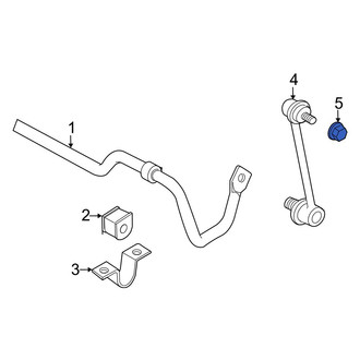 Lexus OE - Rear Suspension Stabilizer Bar Link Nut