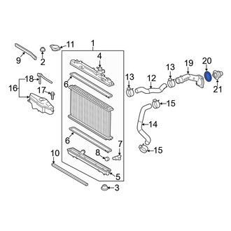 Lexus OE - Engine Coolant Thermostat Gasket
