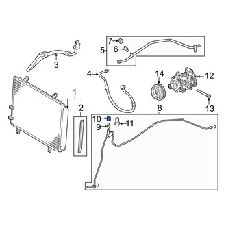 Lexus OE - A/C Service Valve Cap