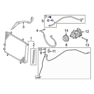 Lexus OE - A/C Service Valve Cap