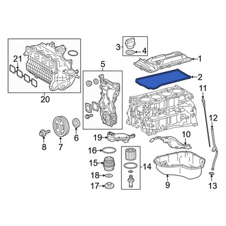 Lexus OE - Engine Valve Cover Gasket