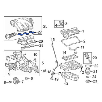 Lexus OE - Upper Fuel Injection Plenum Gasket