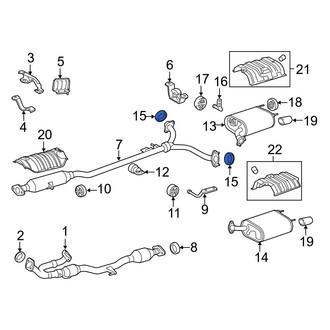 Lexus OE - Exhaust Muffler Gasket