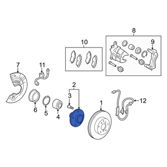 Lexus OE - Front Wheel Hub