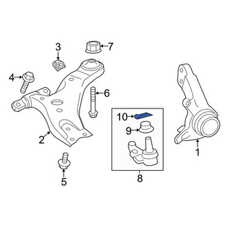 Lexus OE - Suspension Ball Joint Lock Pin