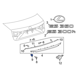 Lexus OE - Deck Lid Finish Panel Grommet