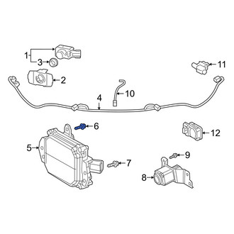 Lexus OE - Reflector Panel Screw