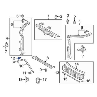 Lexus OE - Center Upper Seat Belt Lap and Shoulder Belt Bolt