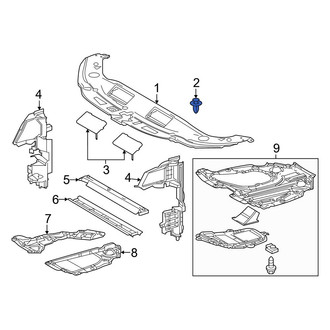 Lexus OE - Engine Cover Clip