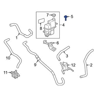 Lexus OE - Engine Coolant Reservoir Bolt