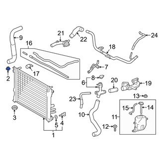 Lexus OE - Upper Radiator Insulator