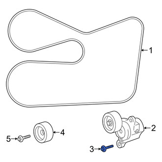 Lexus OE - Lower Belt Tensioner Bolt