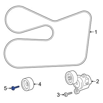 Lexus OE - Accessory Drive Belt Idler Pulley Bolt