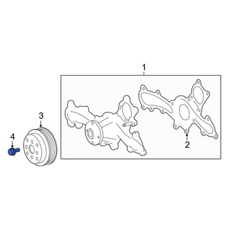 Lexus OE - Engine Water Pump Pulley Bolt