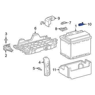 Lexus OE - Battery Cable Terminal End