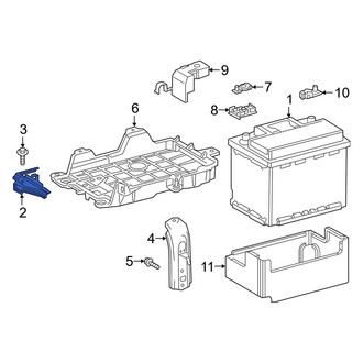 Lexus OE - Battery Hold Down